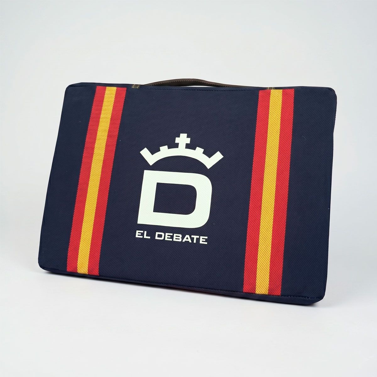 Almohadilla taurina azul con banderas de España