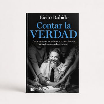 Libro firmado "Contar la verdad" de Bieito Rubido