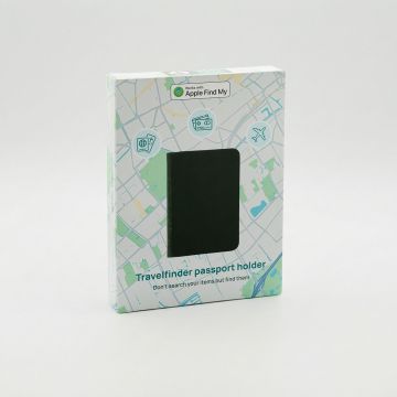 Cartera porta pasaporte con localizador
