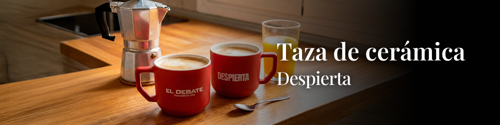 Taza de cer&aacute;mica "Despierta"